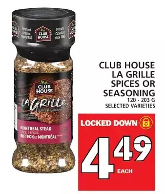 Food Basics Club House La Grille Spices or Seasoning offer