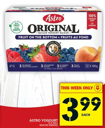 Food Basics Astro Yogourt offer