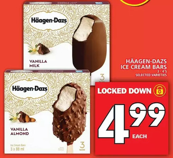 Food Basics Haagen-Dazs Ice Cream Bars offer