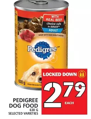 Food Basics Pedigree Dog Food offer