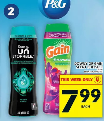 Food Basics Downy or Gain Scent Booster offer
