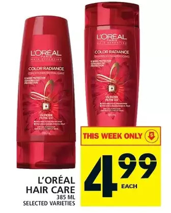 Food Basics L'oreal Hair Care offer