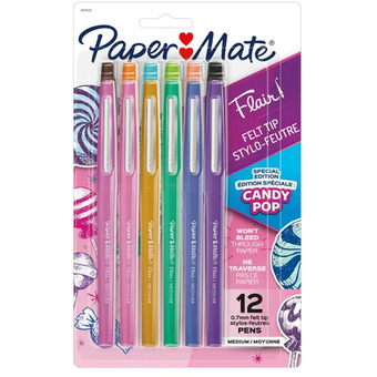 Staples Paper Mate Flair Felt Tip Pens offer