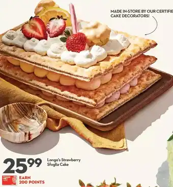 Longo's Longo's Strawberry Sfoglia Cake offer