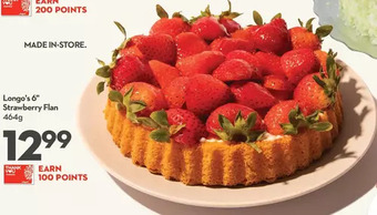 Longo's Longo's 6" Strawberry Flan offer