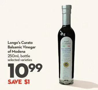 Longo's Longo's Curato Balsamic Vinegar of Modena offer