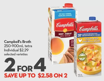 Longo's Campbell's Broth offer