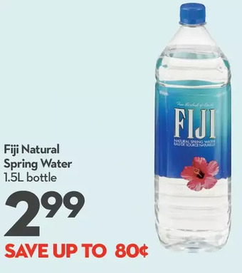Longo's Fiji Natural Spring Water offer
