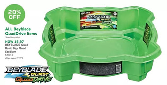 Toys R us Beyblade Burst QuadDrive Beystadium -- Battle Game Stadium offer