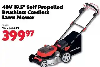 Home Hardware 40V 19.5" Self Propelled Brushless Cordless Lawn Mower offer