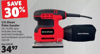 Home Hardware 1/4 Sheet Palm Sander offer