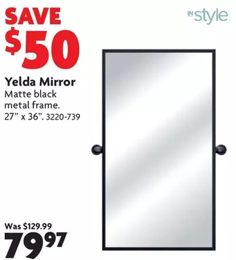 Home Hardware Yelda Mirror offer