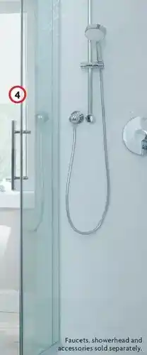 Home Hardware Inspiration Shower Door with Base: Corner Unit | Alcove Unit offer