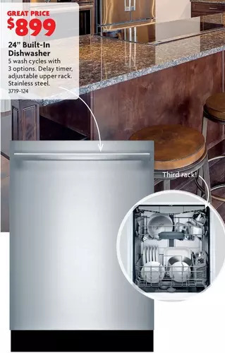 Home Hardware 24" Built-In Dishwasher offer