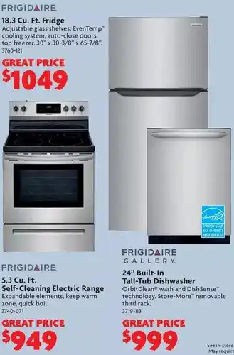 Home Hardware 18.3 Cu. Ft. Fridge offer