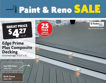 Home Hardware Edge Prime Plus Composite Decking offer