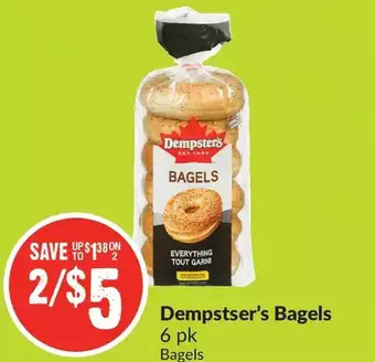 FreshCo Dempster's Bagels offer