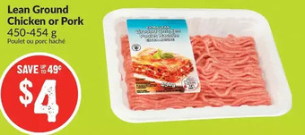 FreshCo Lean Ground Chicken or Pork offer