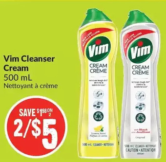 FreshCo Vim Cleanser Cream offer
