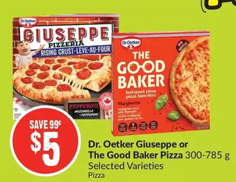 FreshCo Dr. Oetker Giuseppe or the Good Baker Pizza offer
