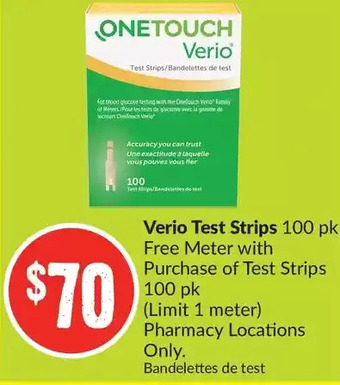 FreshCo Verio Test Strips offer