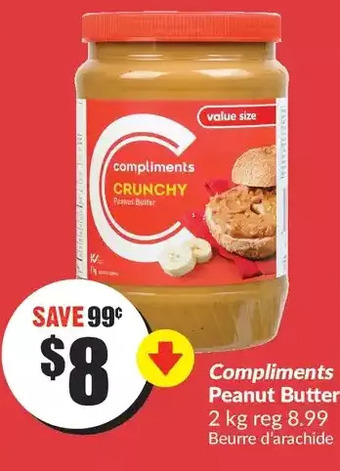 FreshCo Compliments Peanut Butter offer