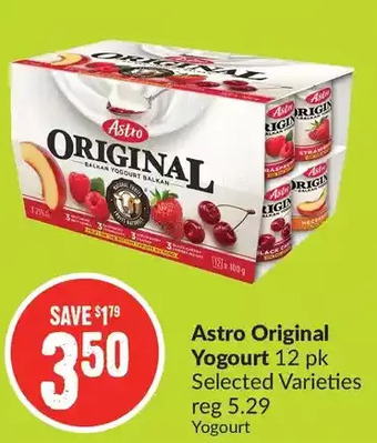 FreshCo Astro Original Yogourt offer