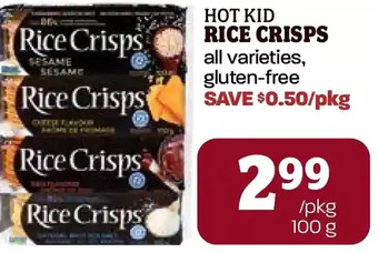 Farm Boy Hot Kid Rice Crisps offer