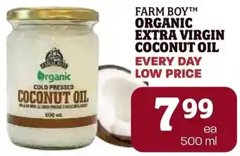 Farm Boy Farm Boy Organic Extra Virgin Coconut Oil offer