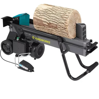 Canadian Tire Yardworks 6-Ton Duo-Cut Electric Log Splitter with Foot Pedal offer