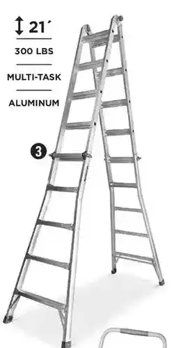 Canadian Tire Multi-Task Aluminum 21' Ladder offer