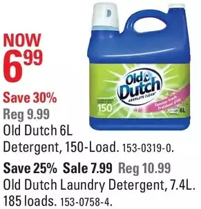 Canadian Tire Old Dutch Detergent offer