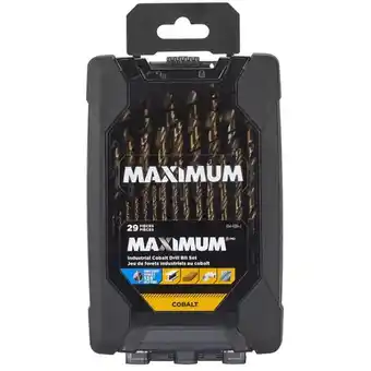 Canadian Tire Maximum 29-Pc Industrial Cobalt Drill Bit Set offer