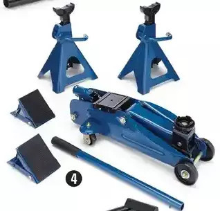 Canadian Tire Certified 2-Ton Jack, Stands and Wheel Chock Kit offer