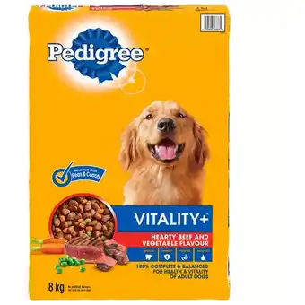 Canadian Tire Pedigree Vitality+ Adult Dog Food offer