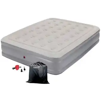 Canadian Tire Double-High Air Bed with Pump. Twin or Queen Size offer
