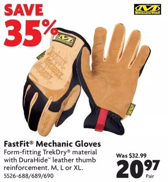 Home Hardware FastFit Mechanic Gloves offer