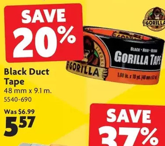 Home Hardware Black Duct Tape offer