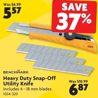 Home Hardware Heavy Duty Snap-off Utility Knife offer