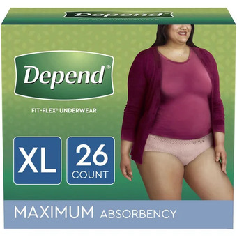Walmart Depend Underwear offer