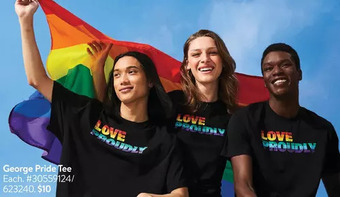 Walmart George Pride Tee offer