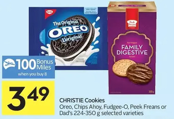 Foodland Christie Cookies Oreo, Chips Ahoy, Fudgee-O, Peek Freans or Dad's offer