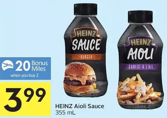 Foodland Heinz Aioli Sauce offer