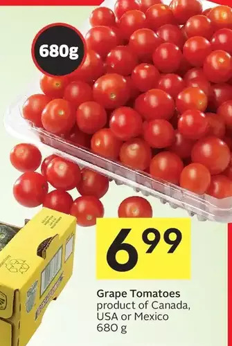 Foodland Grape Tomatoes offer