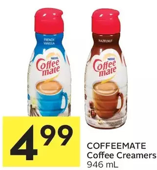 Foodland Coffeemate Coffee Creamers offer