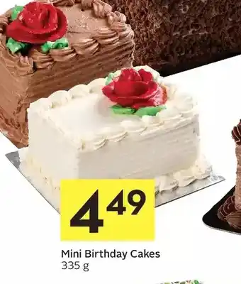 Foodland Mini Birthday Cakes offer