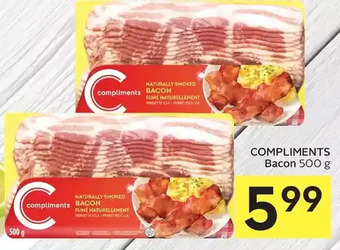 Foodland Compliments Bacon offer