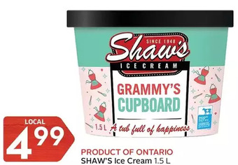 Foodland Shaw's Ice Cream offer