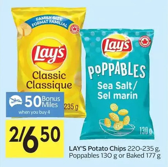 Foodland Lay's Potato Chips, Poppables or Baked offer