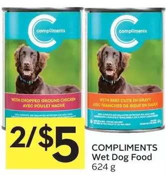 Foodland Compliments Wet Dog Food offer